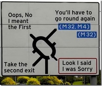 roundabout apology